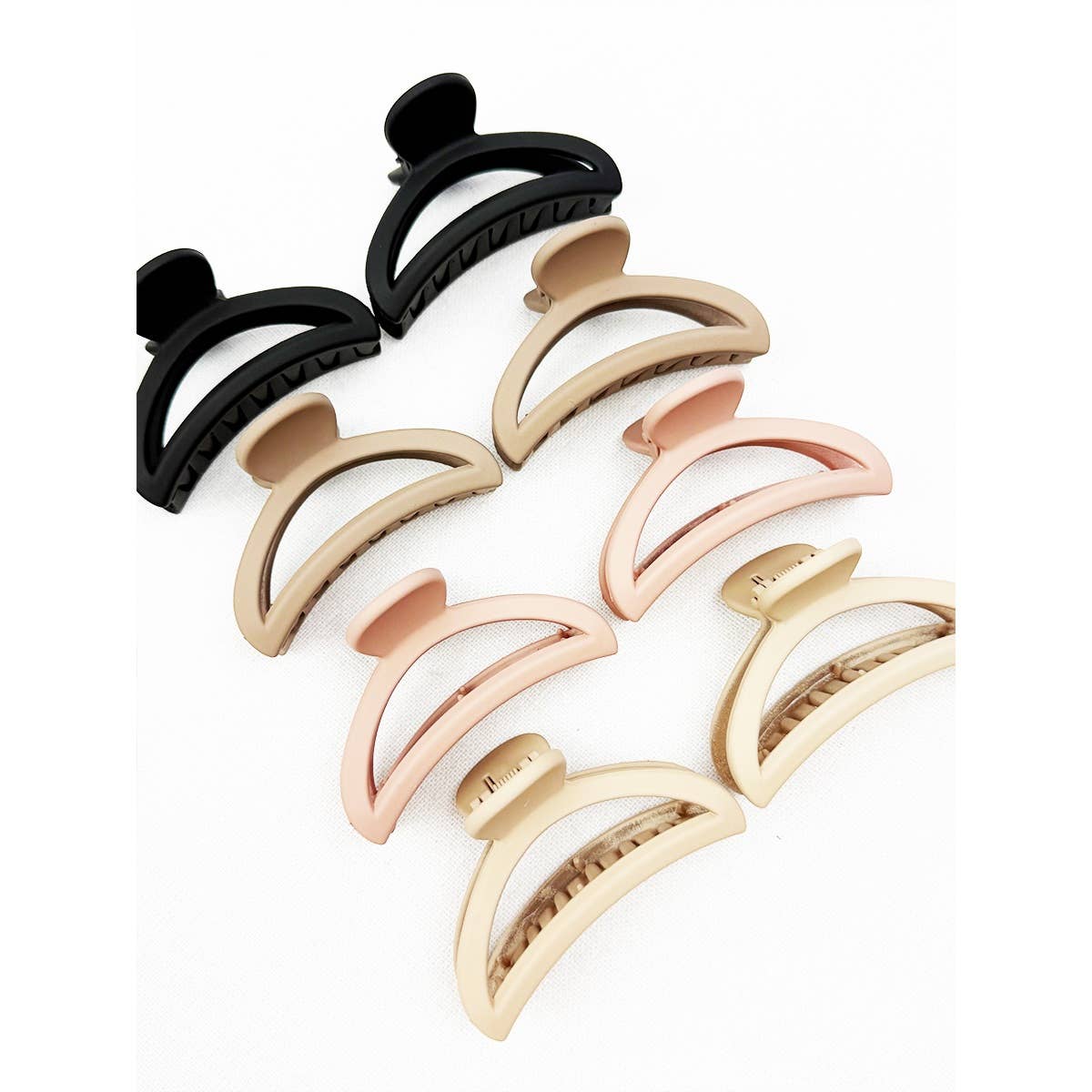 Medium Half Moon Hair Claw Set