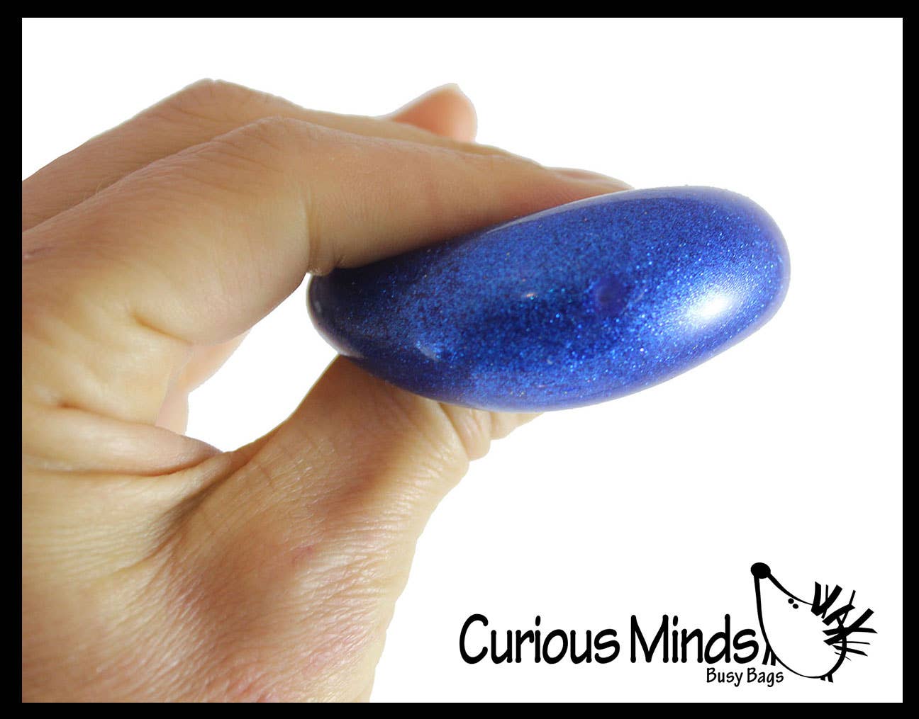 3 Stress Balls -Metallic Glitter