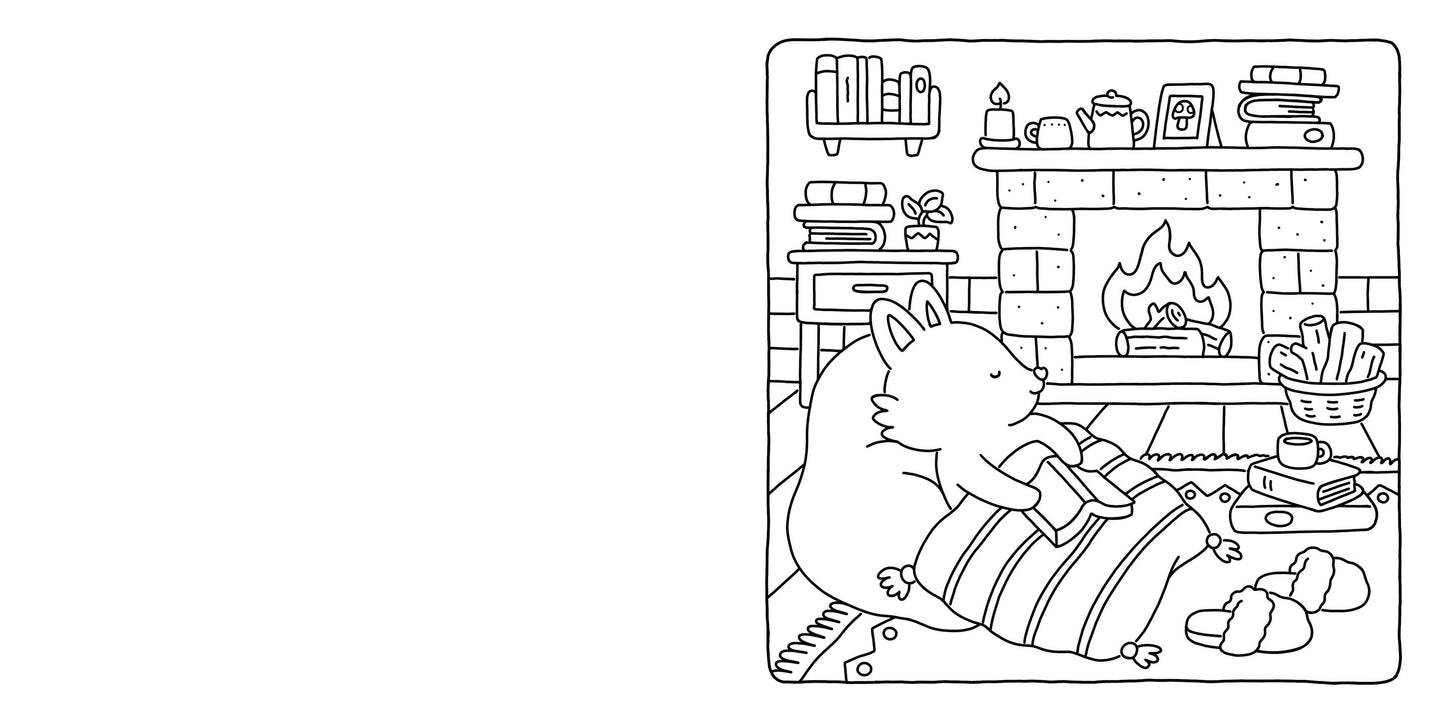 Fuzzy Hygge Coloring Book