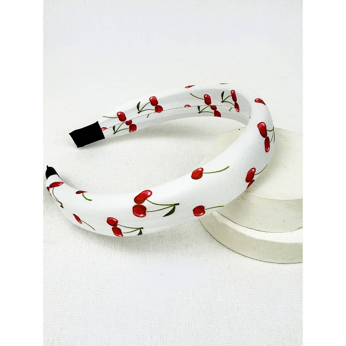 Cherry Print Padded Headband