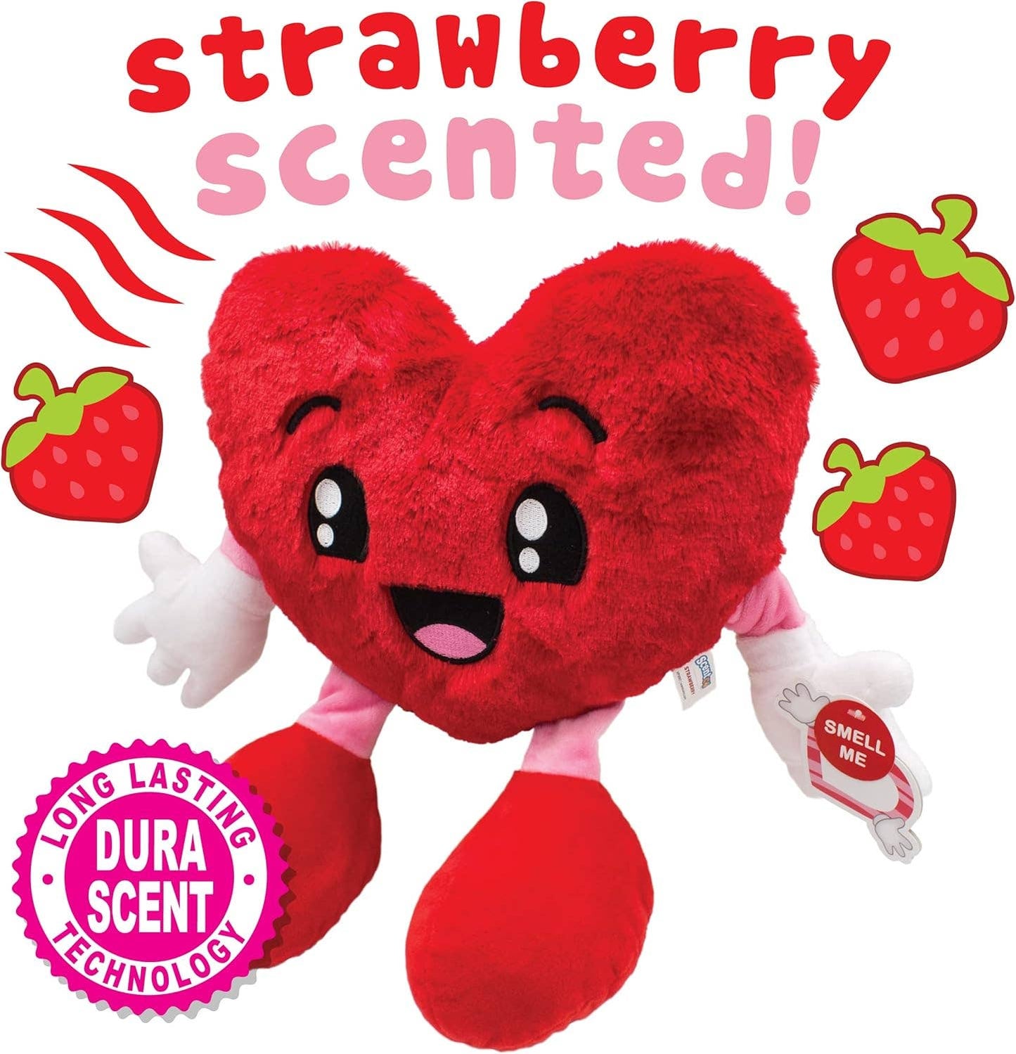 Toys - Sweetheart - 10" Heart Strawberry Scented Plush