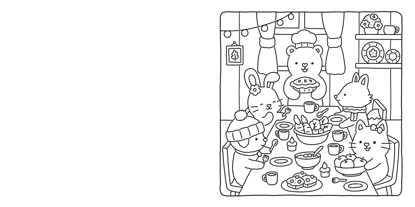 Fuzzy Hygge Coloring Book