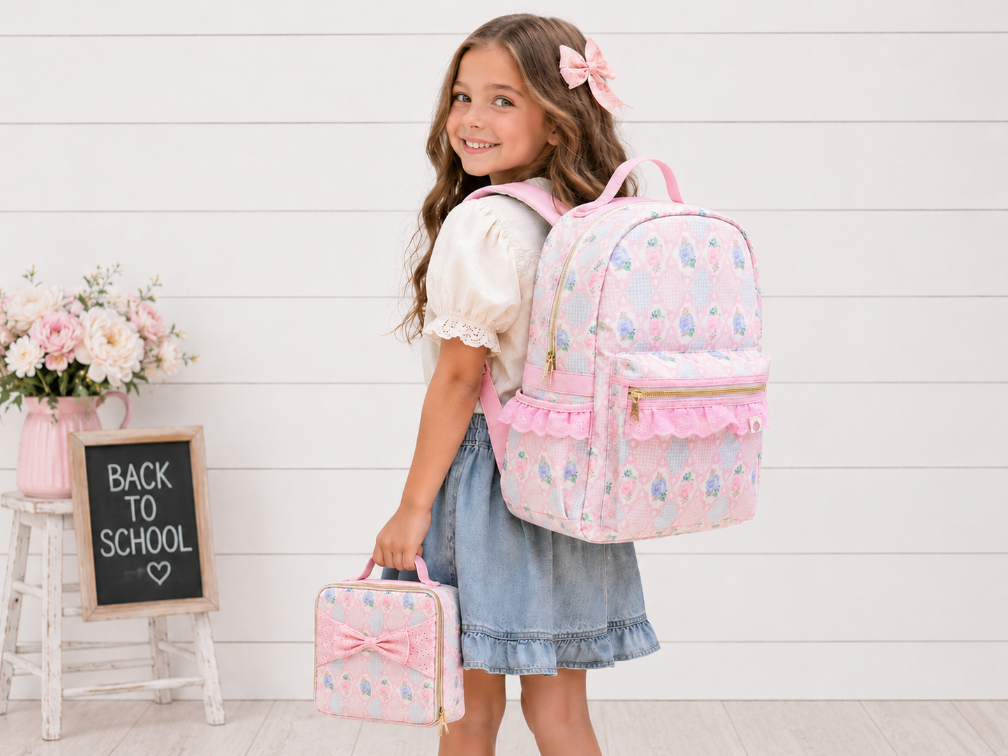 Bree Backpack - Cottage Rose
