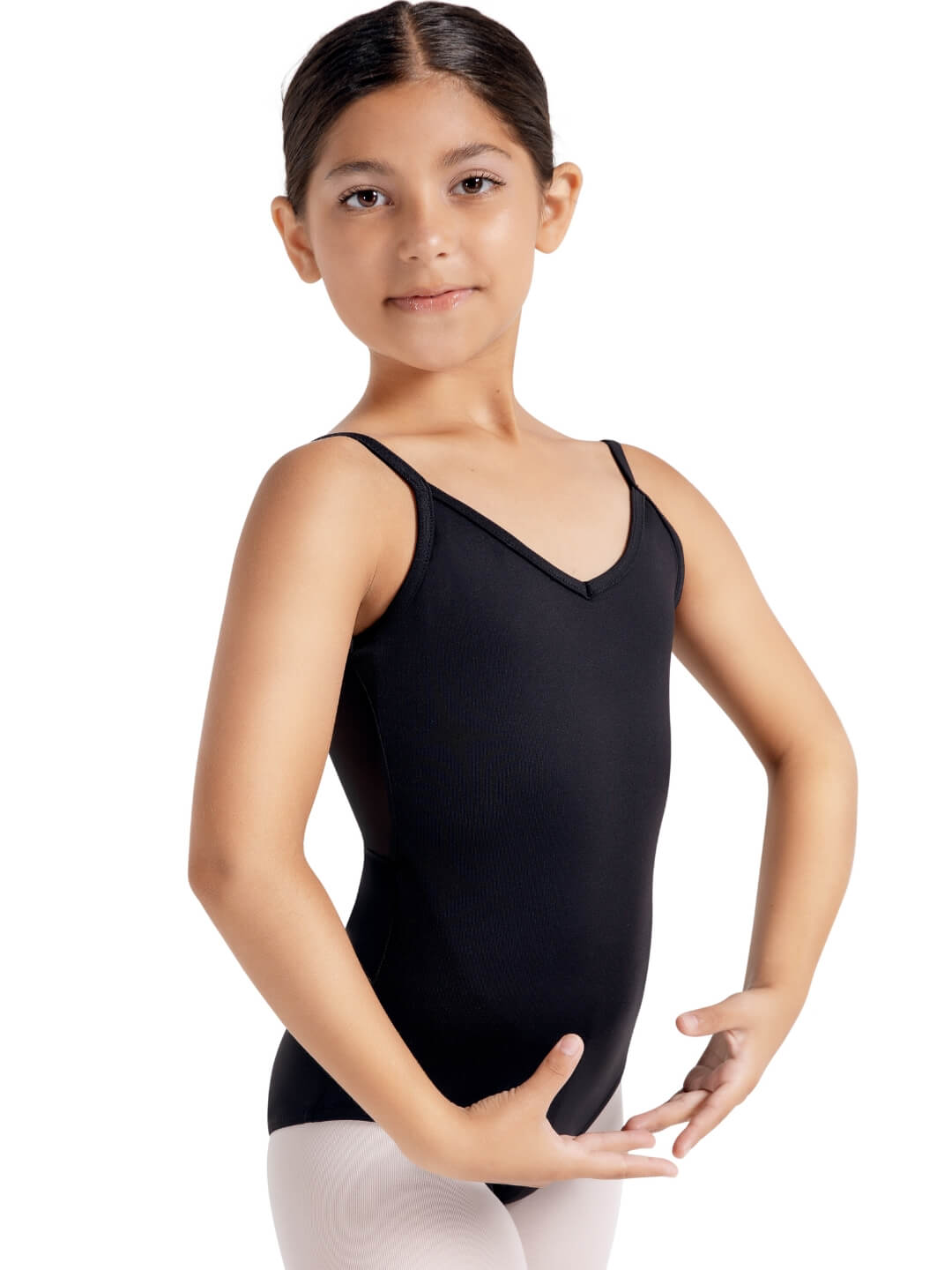 Capezio Studio Collection Mesh Black Leotard