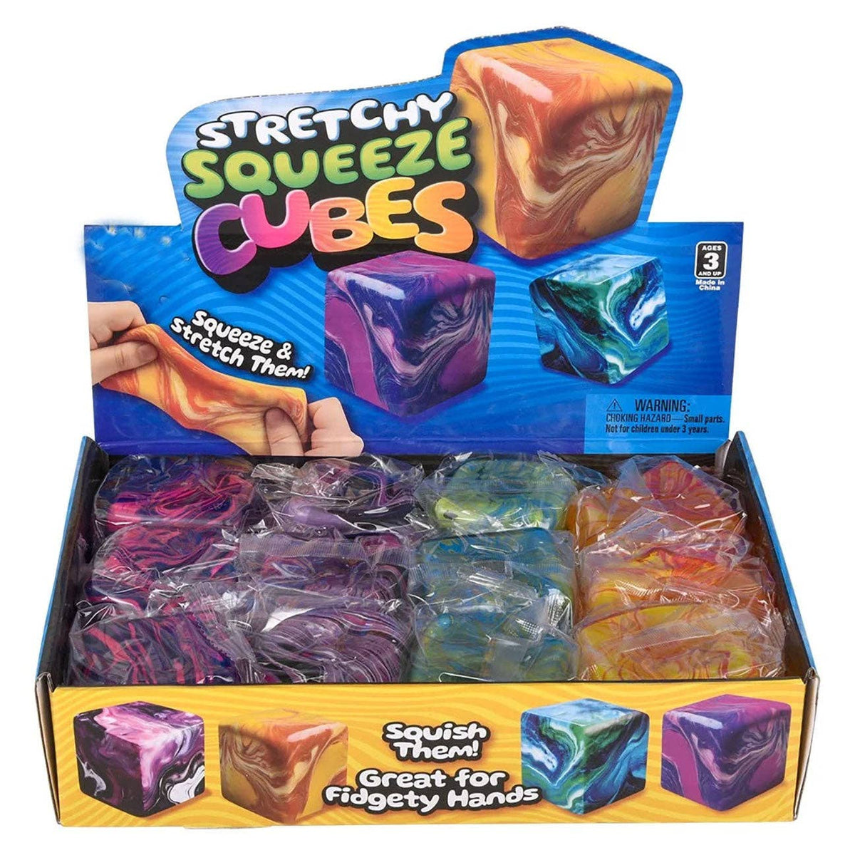 Swirl Marbled Sensory Cube