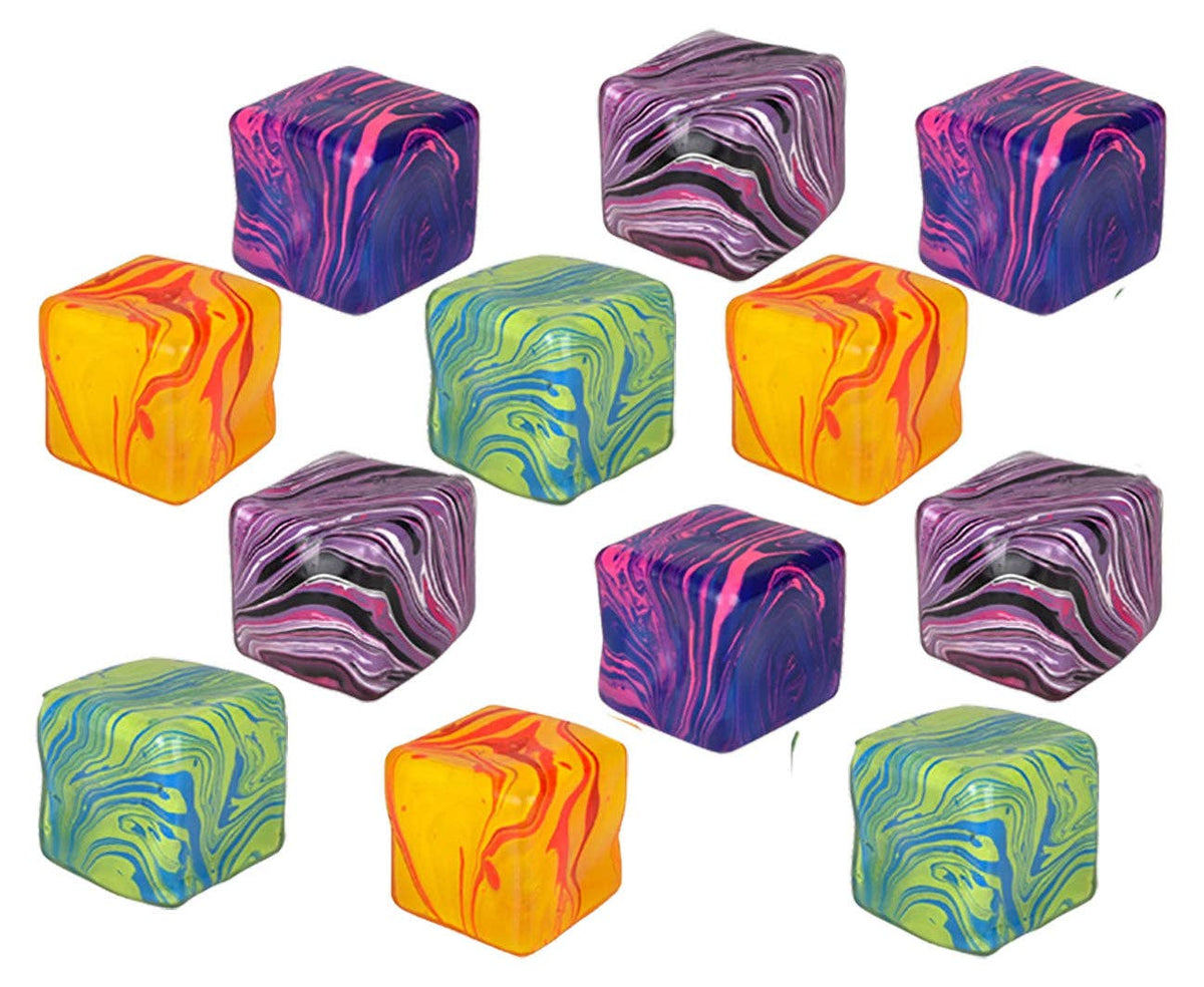 Swirl Marbled Sensory Cube