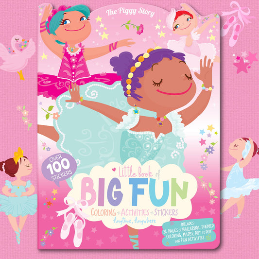 Little Book of Big Fun | Ballerina Activity Book + Stickers