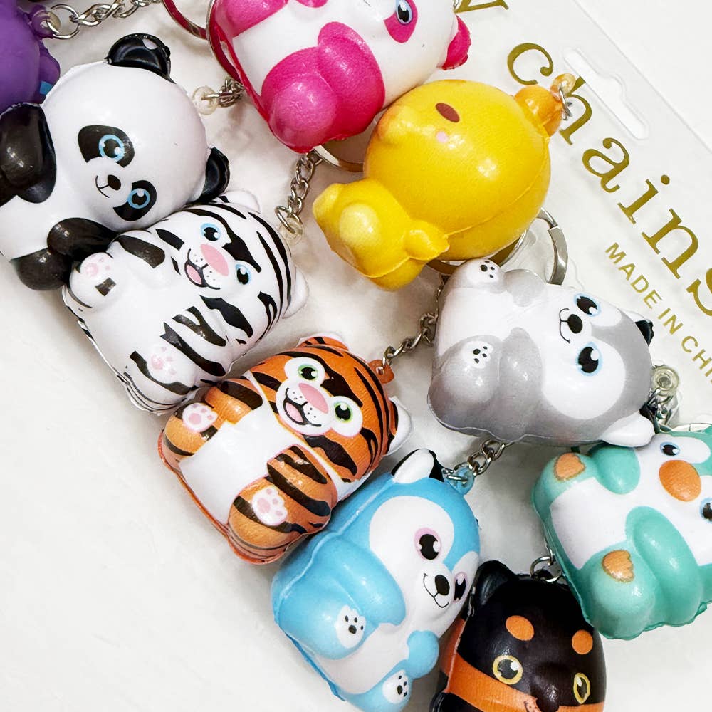 Squishy Animal Keychain
