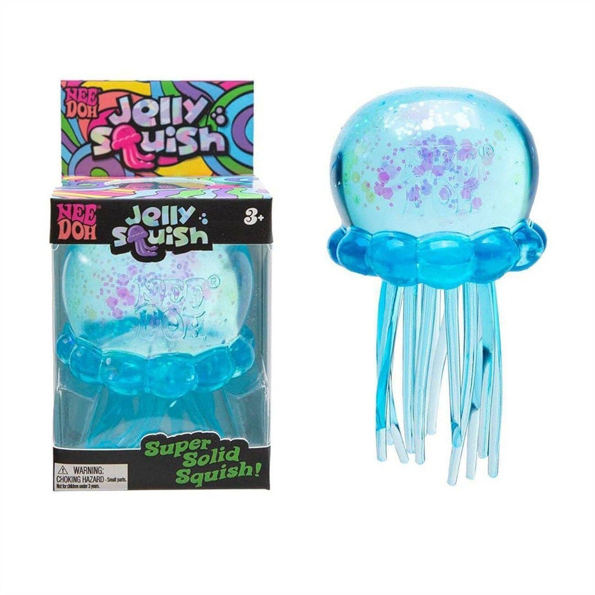 Glitter Jellyfish TPR Squishy Toy