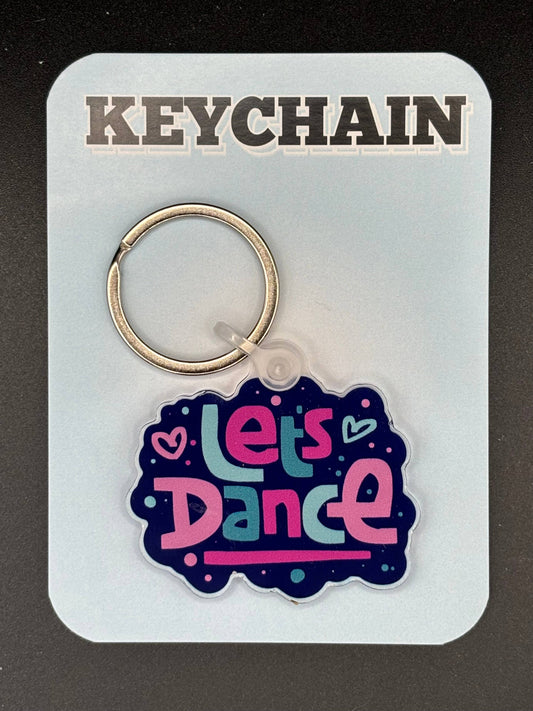 Let's Dance Acrylic Keychain