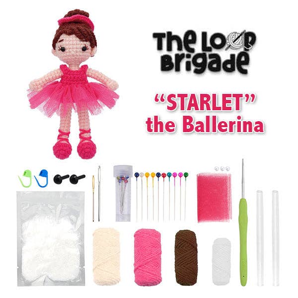 Activities - The LOOP Brigade: DIY Crochet Plush Toy - Starlet the Ballerina