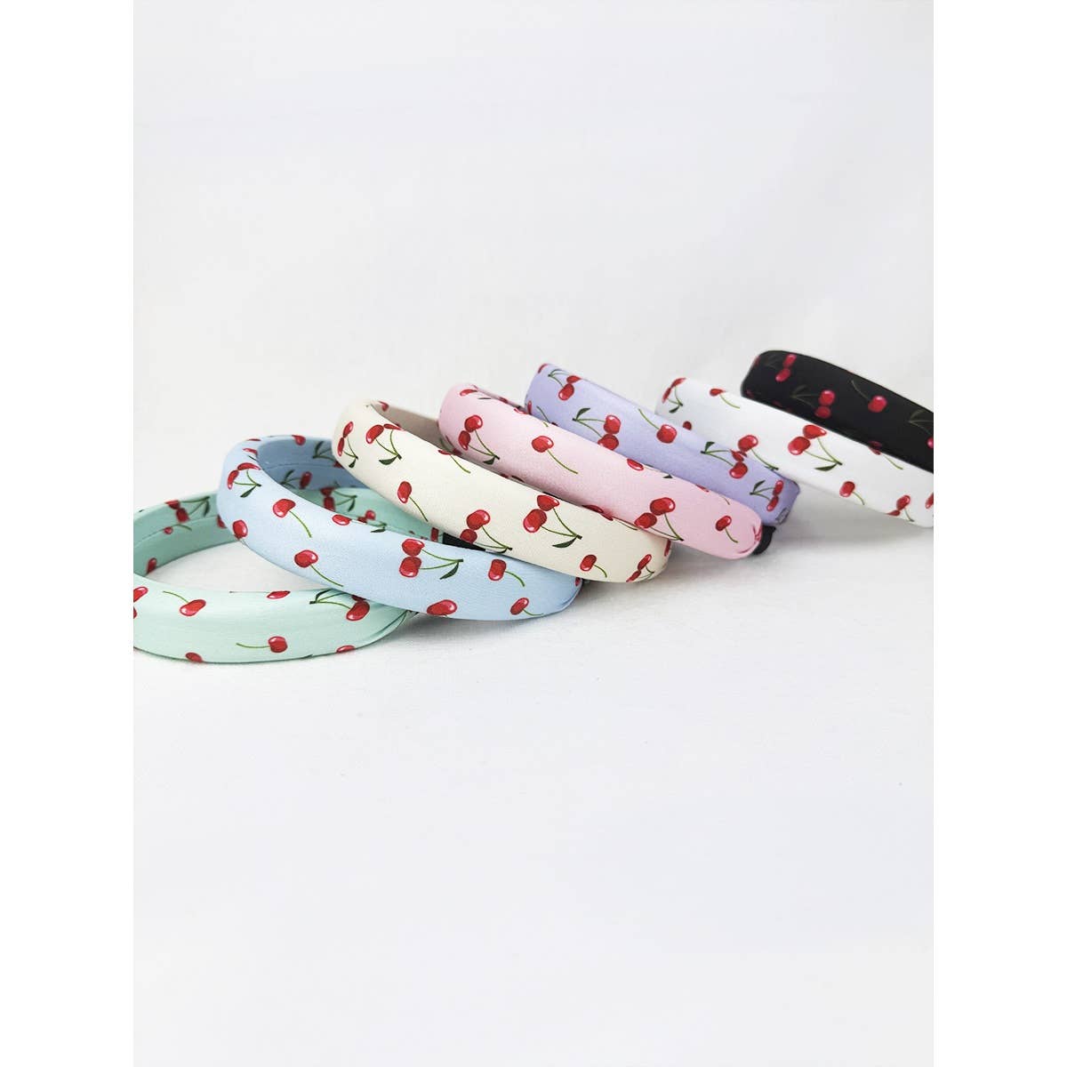 Cherry Print Padded Headband