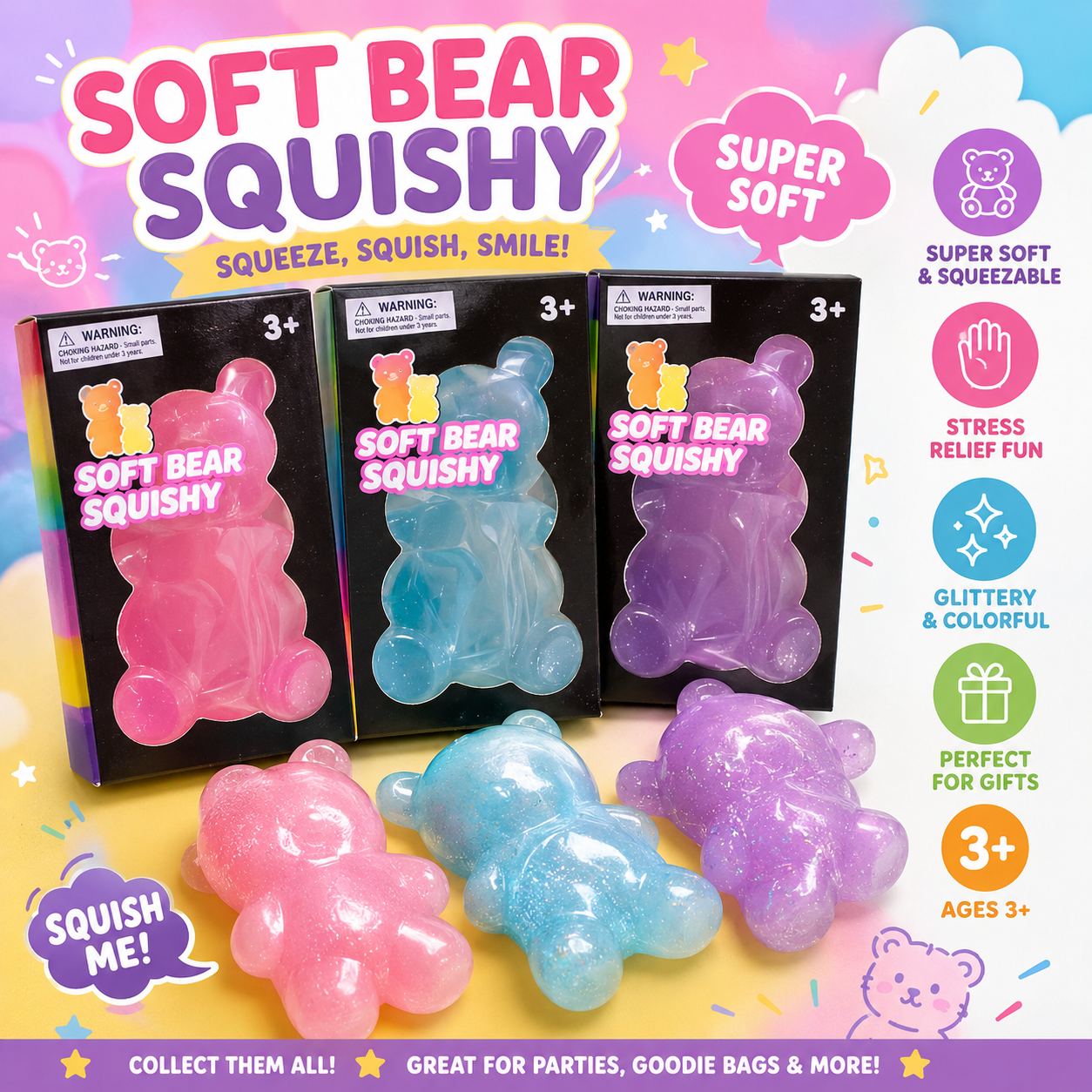 Soft Bear Squishy Toy