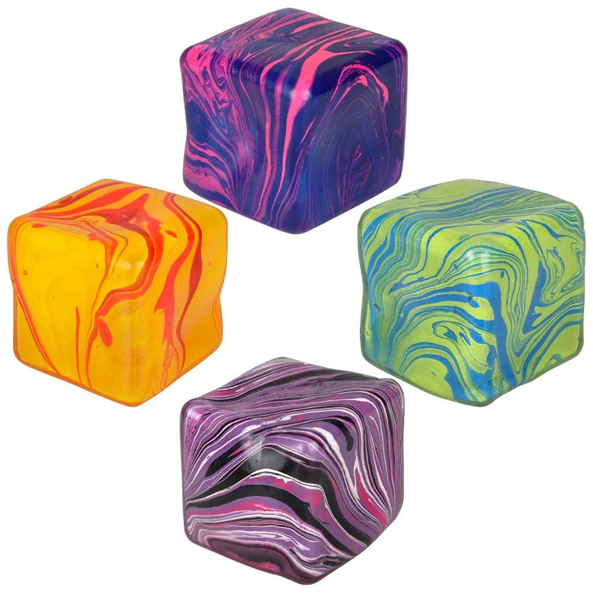 Swirl Marbled Sensory Cube