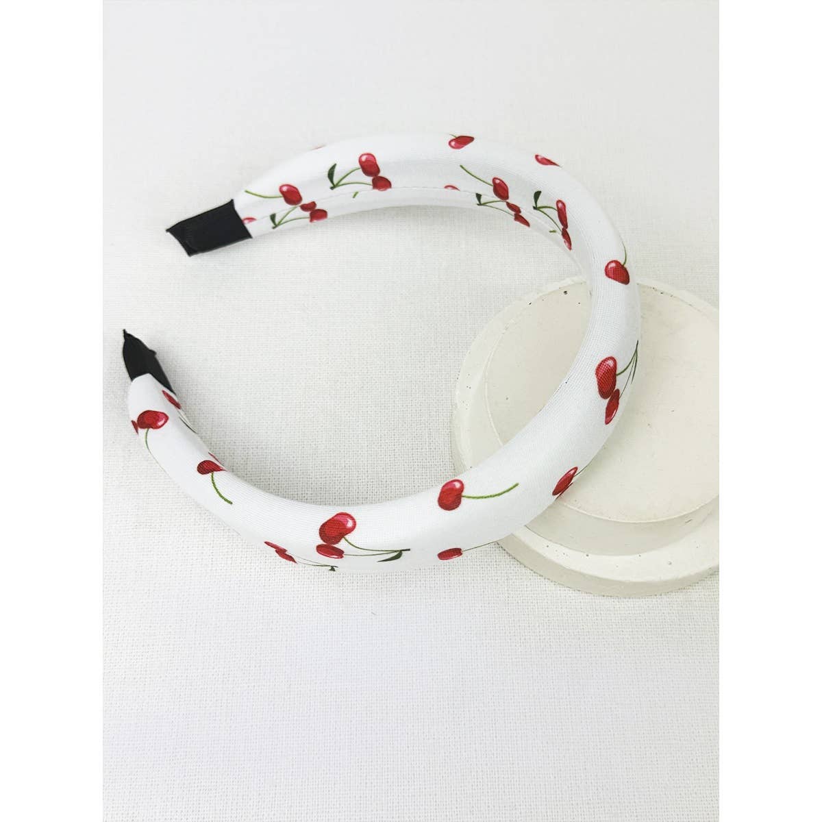 Cherry Print Padded Headband