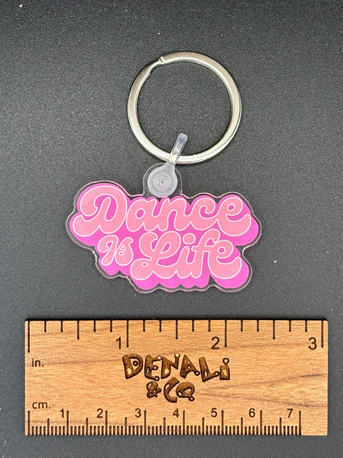 Dance Is Life Keychain