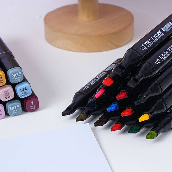 Activities - TouchHero Double-Sided Alcohol Based Markers (24 Pack) 1mm & 6mm Tips