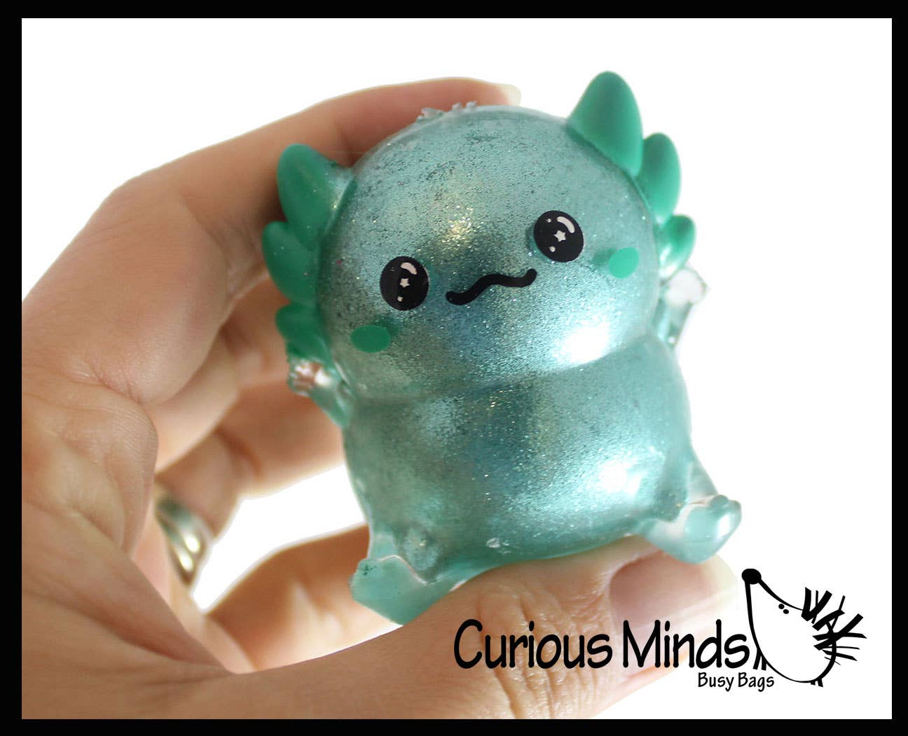 Axolotol Glitter Sensory Toy