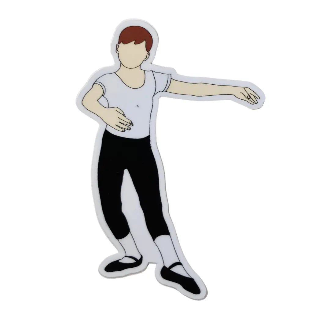 Male Ballet Dancer Stickers