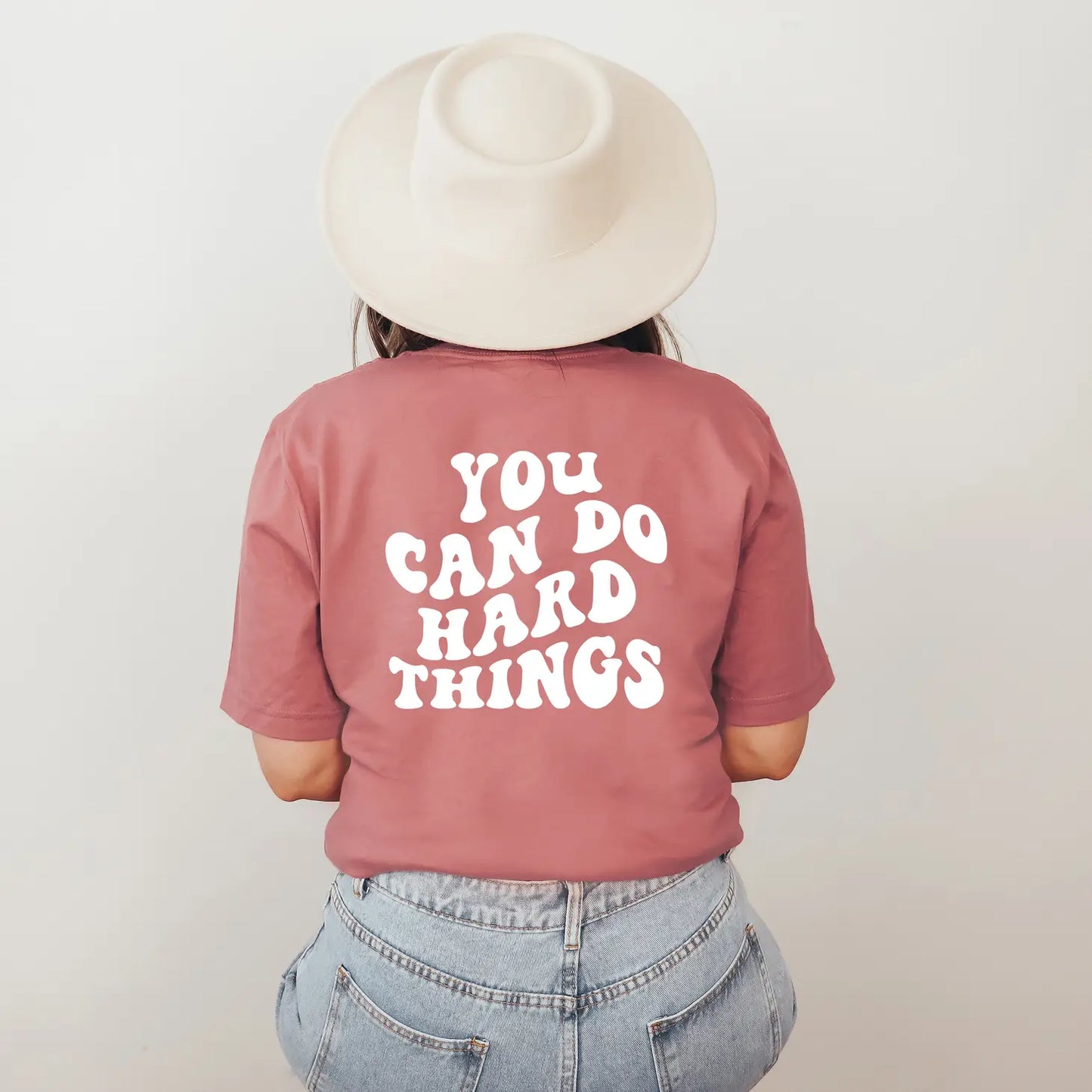 Clothing- You Can Do Hard Things Graphic Tee