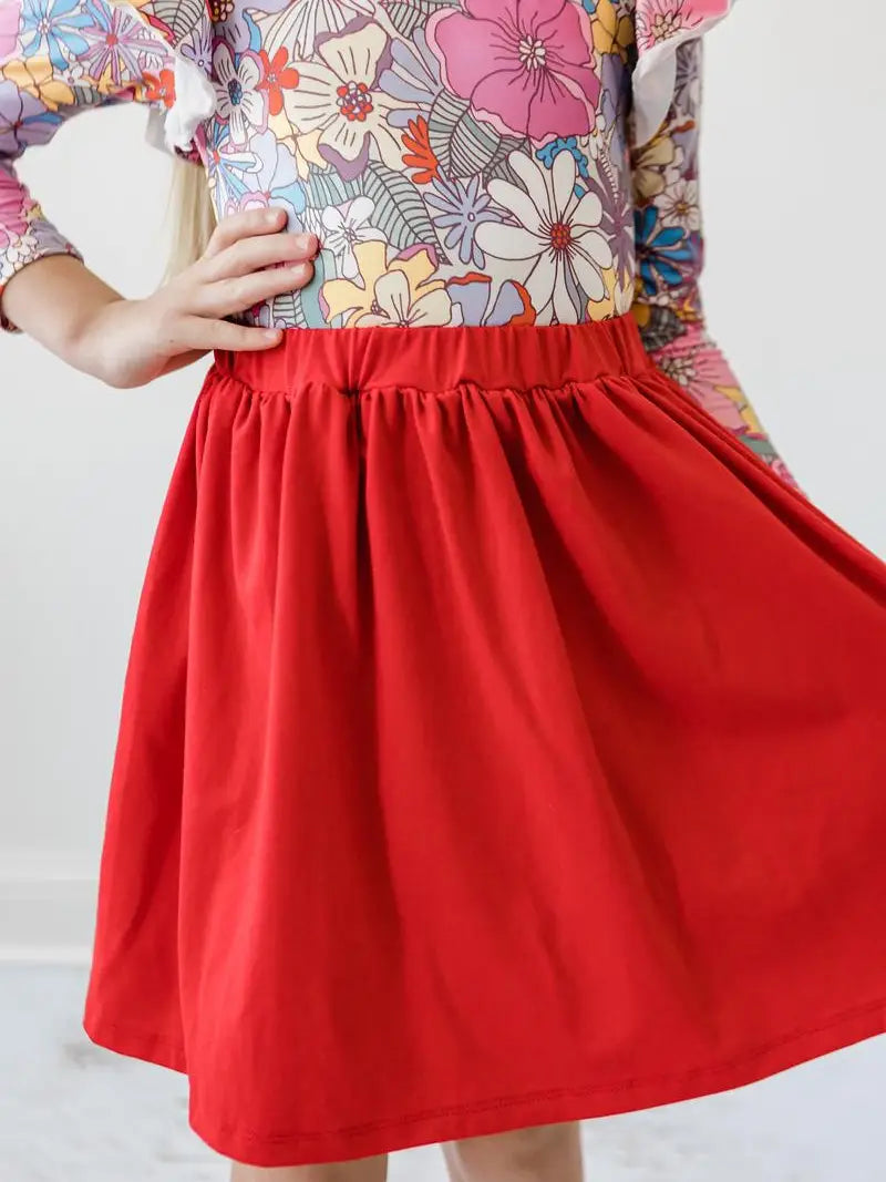 Mauve What's Up Buttercup L/S Flutter Sleeve Leotard