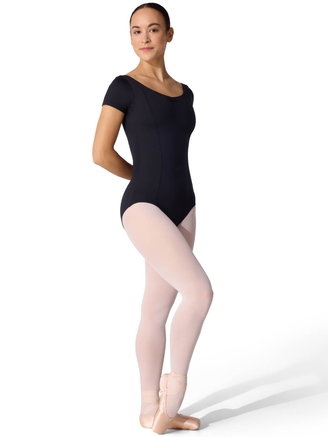 Capezio Studio Collection Dual Pinch Cap Sleeve Leotard with Princess Seams