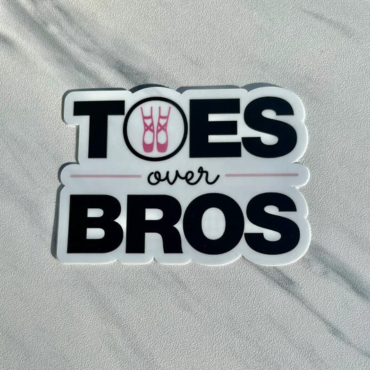 Toes Over Bros Dance Sticker