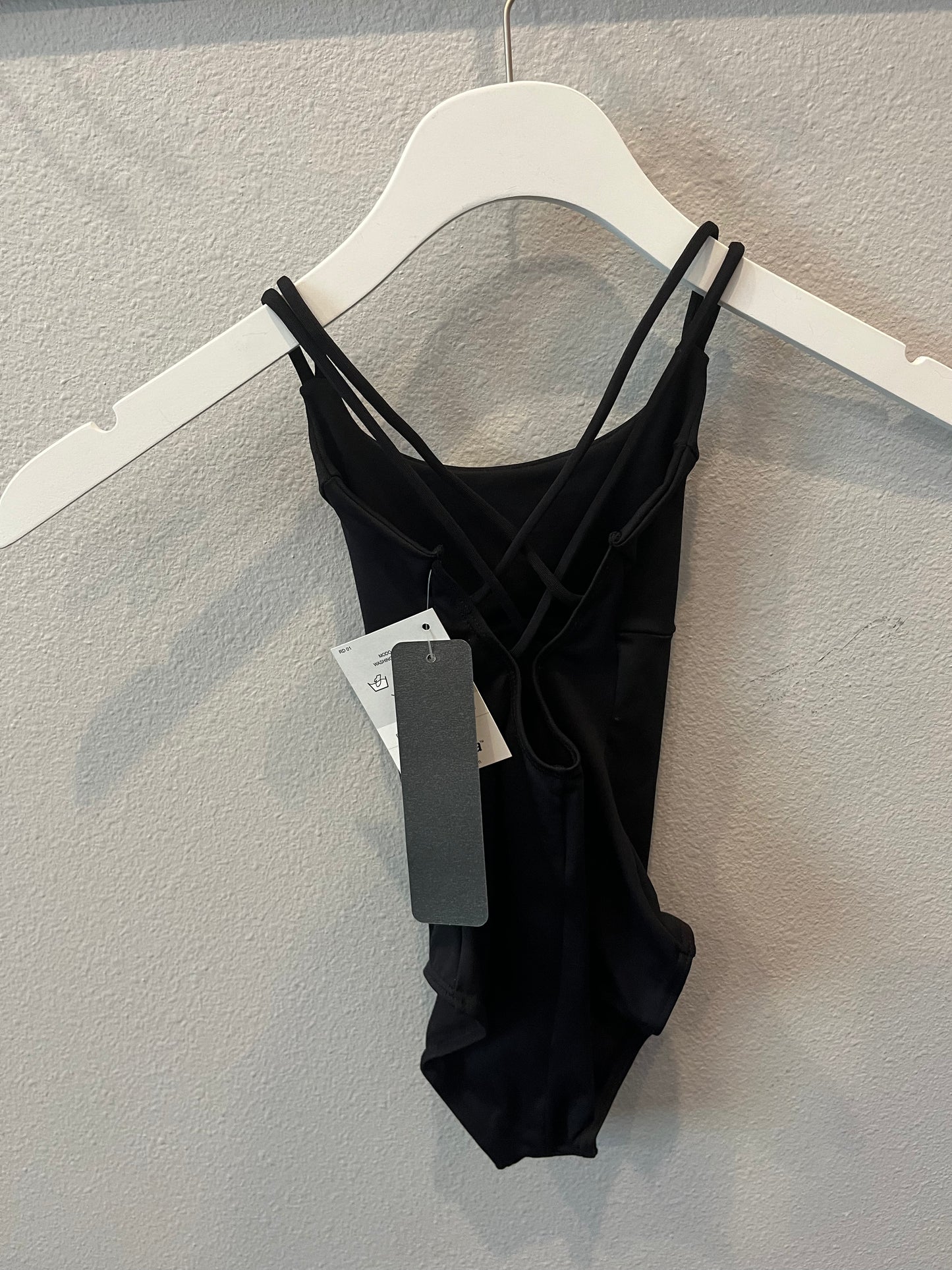 Leotards- So Danca Black Leotard - SL19