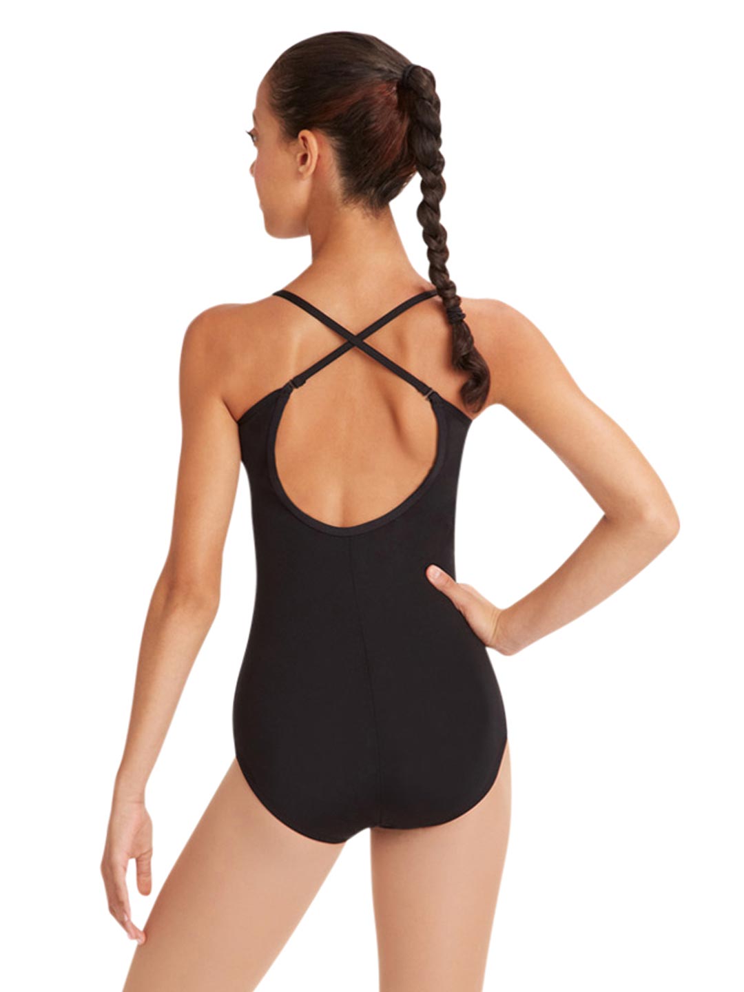 Leotards- Camisole Leotard w/ Adjustable Crossed Straps