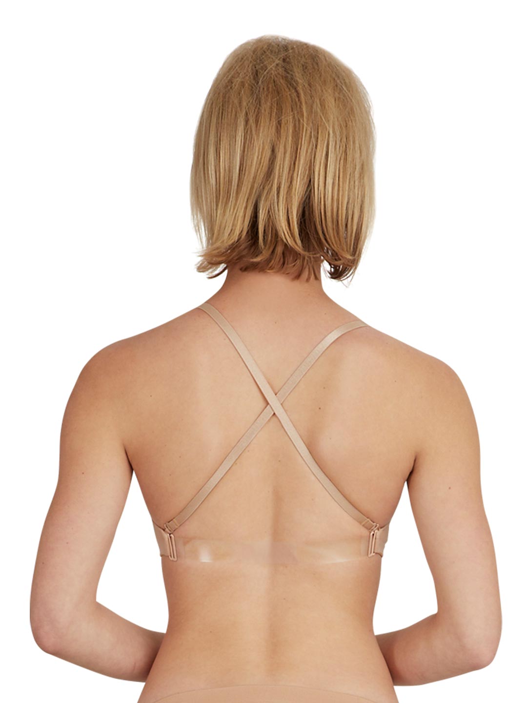Clothing- Seamless Clear-Back Bra