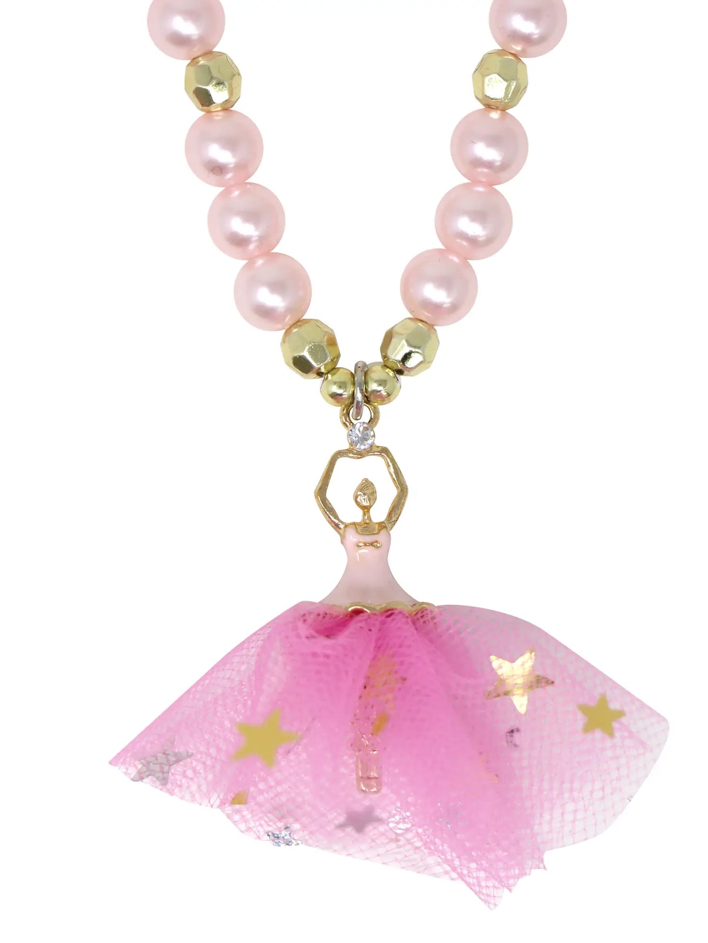 Ballerina Charm Necklace & Bracelet Set